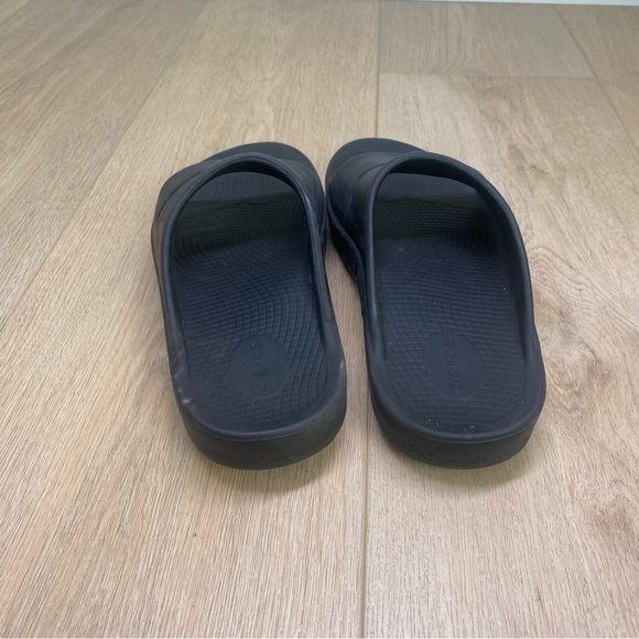 OOFOS Mens OOAHH Recovery Slide Sandal Black Size 10 - Picture 5 of 6